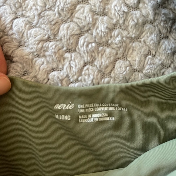 Aerie wrap one piece bathing suit medium long - Picture 3 of 3